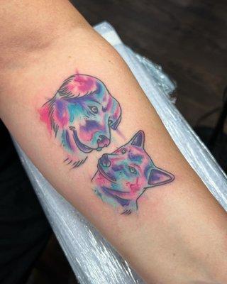 New pet portrait tattoo.