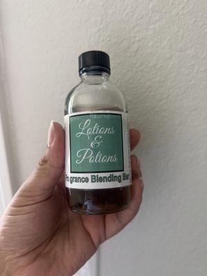 Custom fragrance bottle