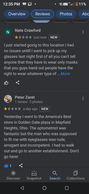 And here's another Google review along with mine that Mayfield heights location needs to be shut down