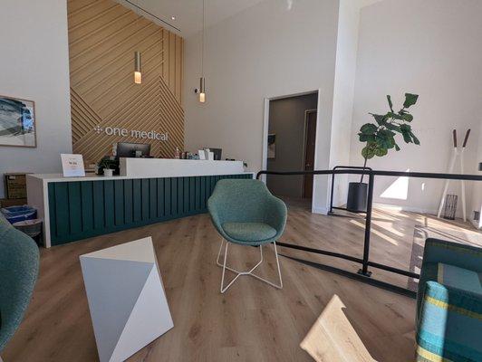 Lobby space and front desk