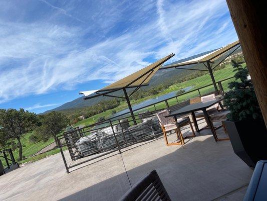 Patio and best view in East Mountains