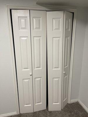 Closet doors wouldn't close