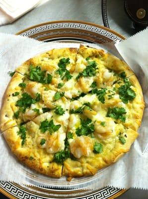 Shrimp Scampi Pizza