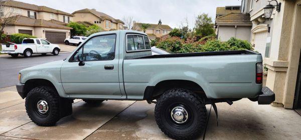 Truck completed, with bedliner sprayed by Valley Bedliner