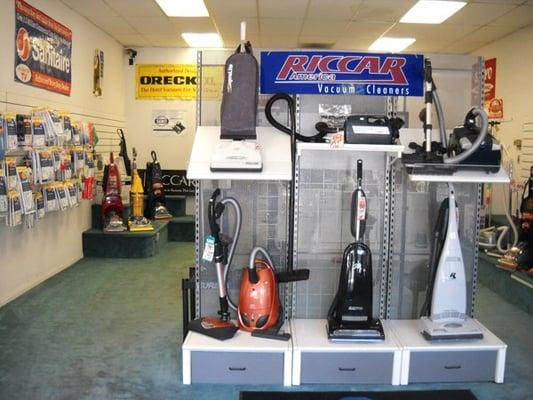 The Riccar Vacuum display