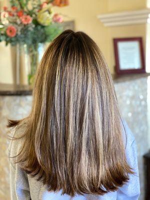 Balayage highlights by Isabel