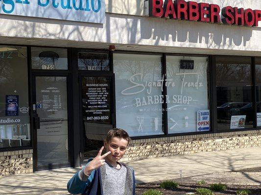 Awesome barber shop.