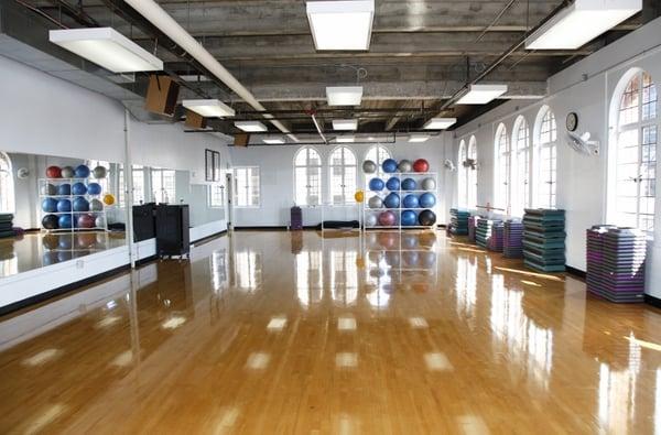 One of two wellness studios where you can participate in yoga, zumba, pilates, stength, dance, tai chi, and many more