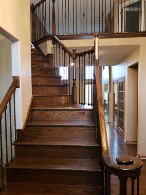 stairs to 'wood heaven'