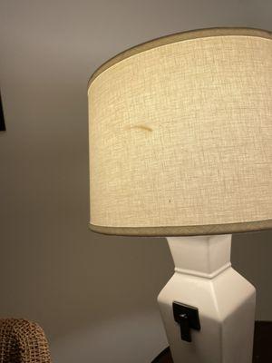 Stained lamp shade