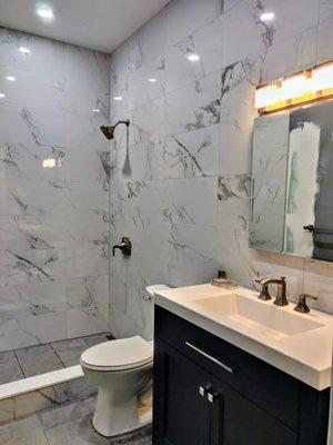 Marble Bathroom Remodel