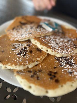 Chocolate chip pancakes