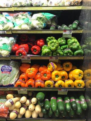 Fresh, colorful produce.