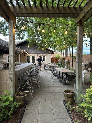 Back patio area was very nice.