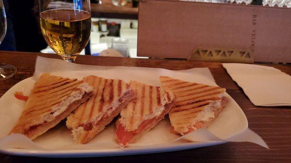 Classico panini, very tasty. Properly cheesy with mozzarella