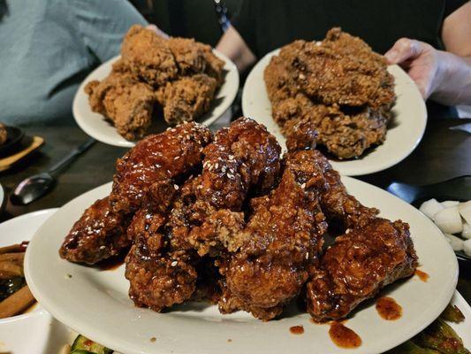 Soy garlic wings