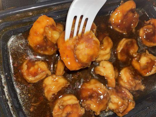 109. Kung Pao Shrimp- minus vegetable Xtra shrimp