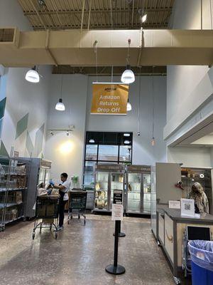 Amazon returns inside Whole Foods.