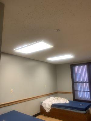 Mold infested rooms