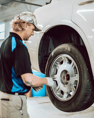 We provide a variety of tire and wheel services!