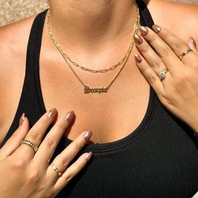 Custom Gold Filled Necklace Stack