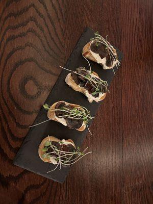 Mushroom Crostini