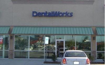 DentalWorks is located in front of Wal-Mart at Market St. and College Rd.