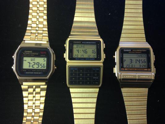 Bringing back retro with these gold Casios