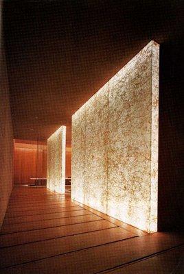 Decorative wall with nice light