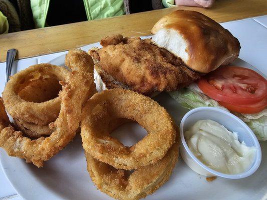 Fried Chicken Sandwich - fresh and delicious.