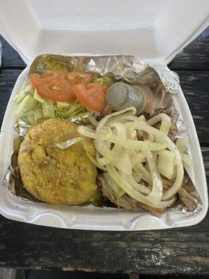 Roasted Pork Mofongo Plate