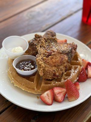 Chicken and Waffles Brunch