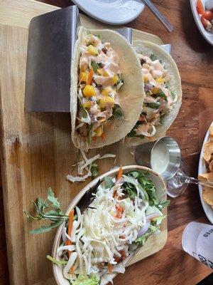 Grilled Shrimp or Salmon Tacos