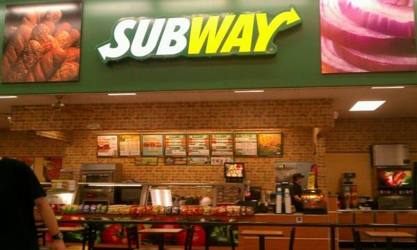 Subway in Super Walmart