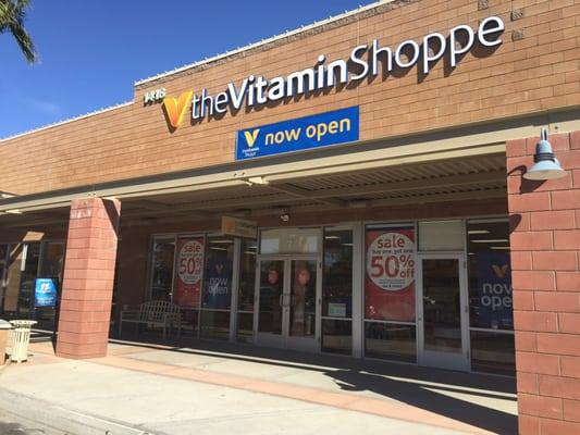 Grand opening of the vitamin shop