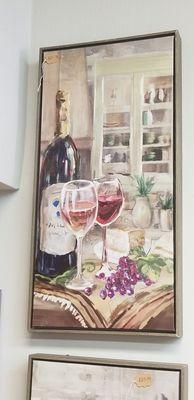 Wine  picture frame