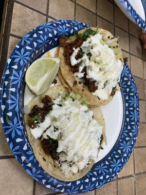 Chorizo tacos