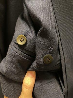 Replaced...with a completely different button that now creates a mismatched suit.