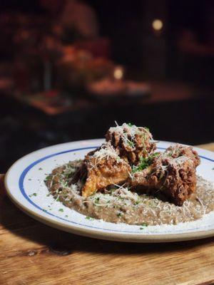 Fried hen of the woods