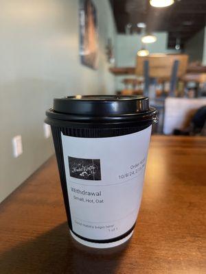 Withdrawal- classic white chocolate mocha