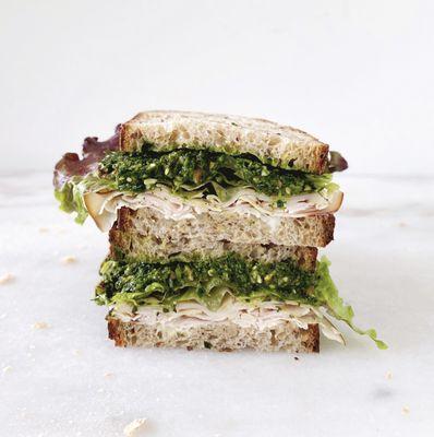 Turkey Pesto Sandwich