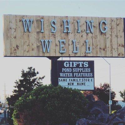 Wishing Well Sign