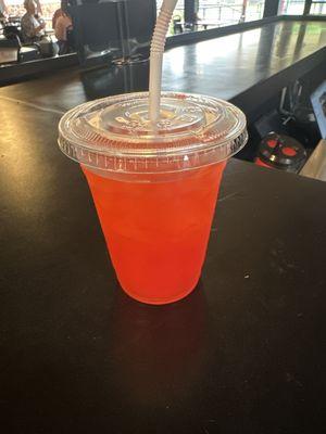 Good ol red kool aid while I wait on my food. Mrs. Marsha and Mr. John are real down to earth folks. Come down and see them