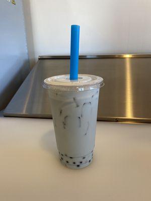 Blue Monday bubble tea.