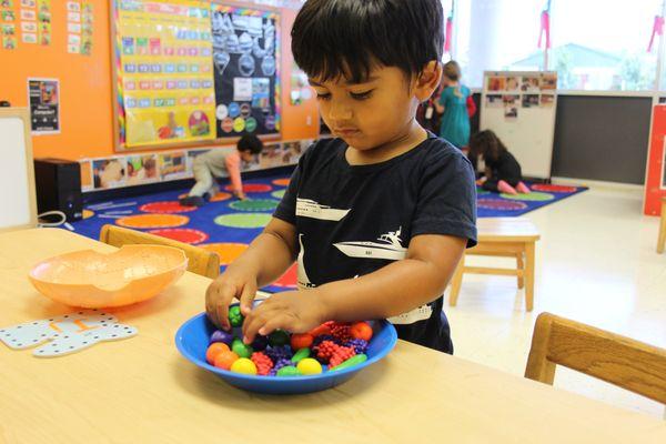 We love sorting in our Math center!