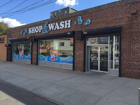 Shop and wash laundry