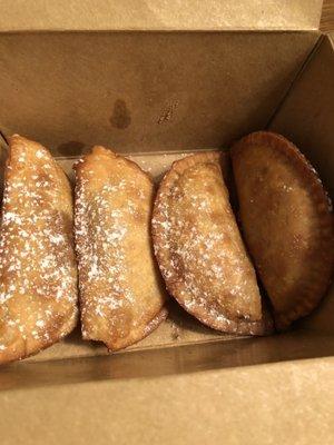 Peach empanadas