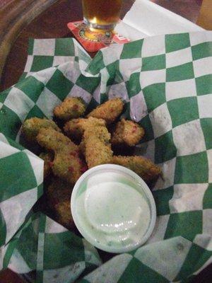 Avocado fries. Yum