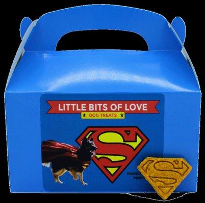 Superhero treats, with 10% of proceeds going towards Cash's Cancer treatment