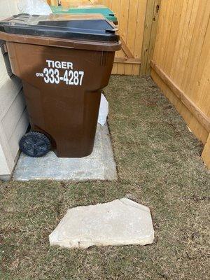 Trash Can Pad